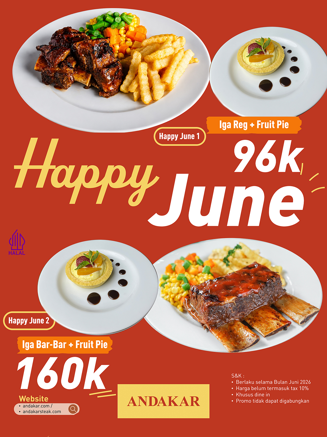 Poster Juni 60 x 80cm